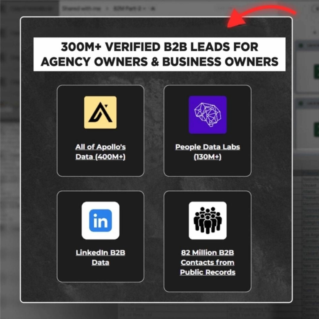 Powerful 50 Crore+ Verified USA Business Leads – Lifetime Access