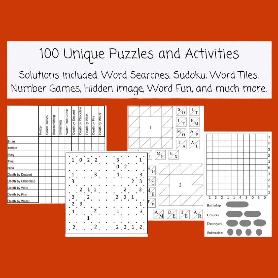 Adult Activities for Mind - Brain Teasers (with Answers)