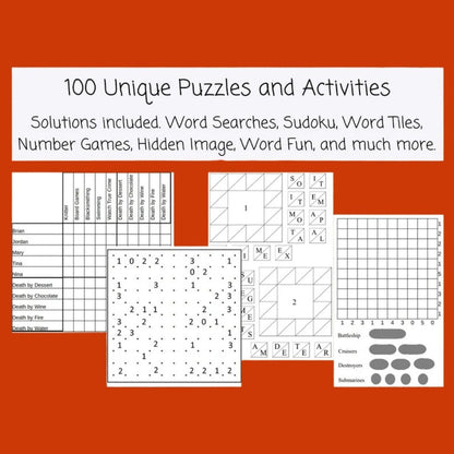 Adult Activities for Mind - Brain Teasers (with Answers)