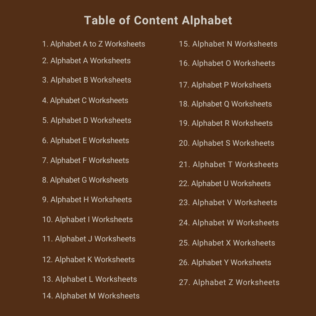 1300+ Alphabet Fun & Engaging Worksheets for Kids