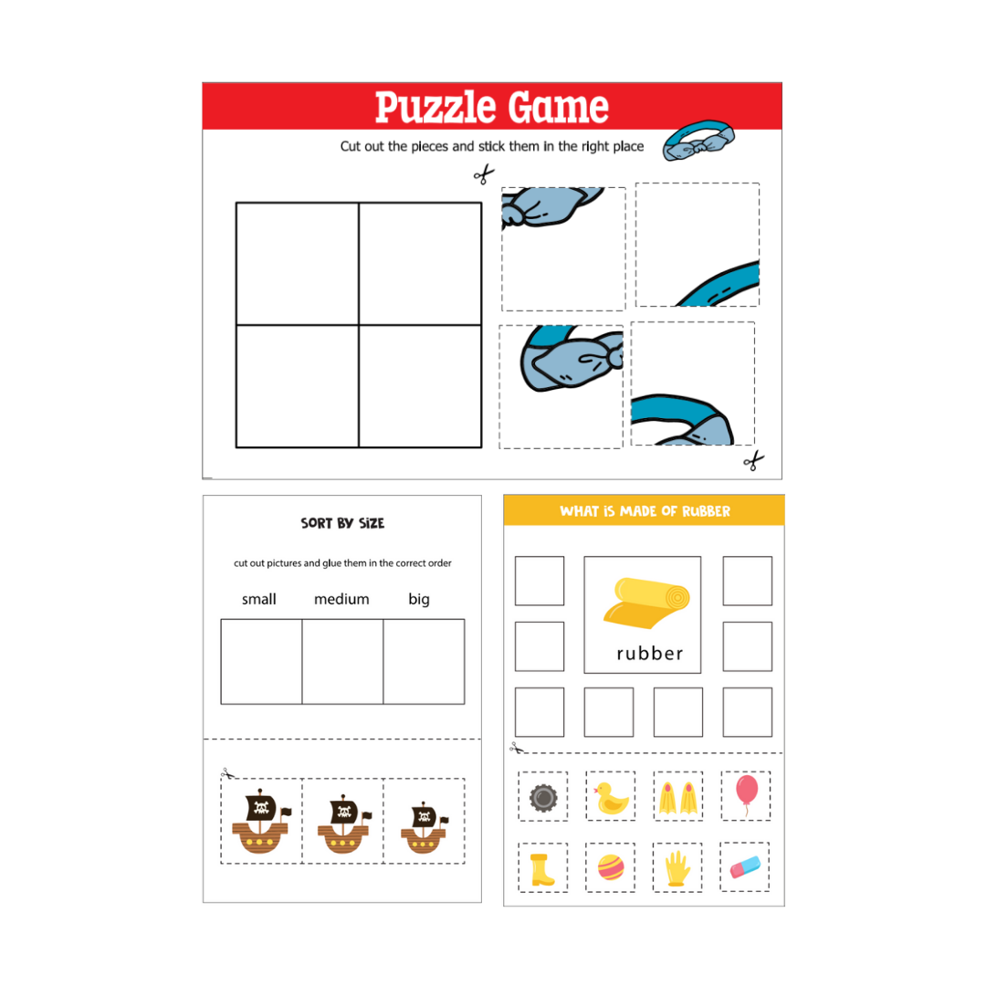 1000+ Best Cut & Glue Worksheets for Kids