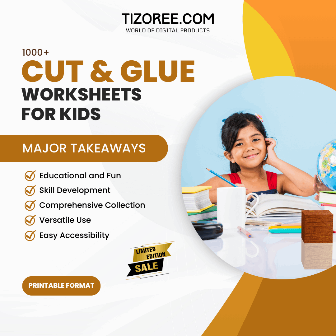 1000+ Best Cut & Glue Worksheets for Kids