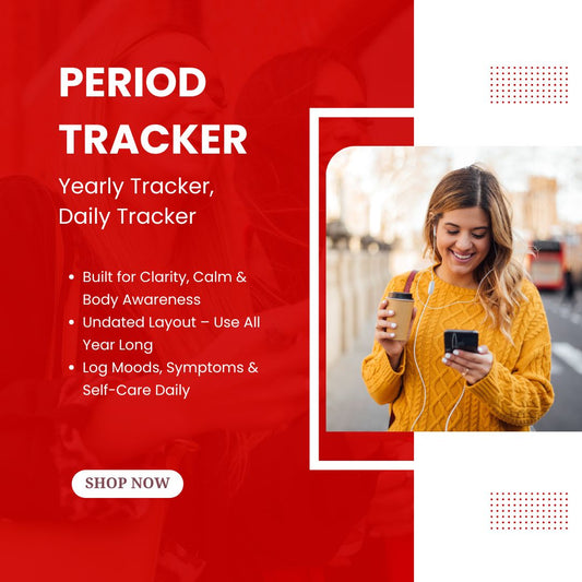 Ultimate Period Tracker Kit | Printable Self-Care | Monthly & Yearly Tracker