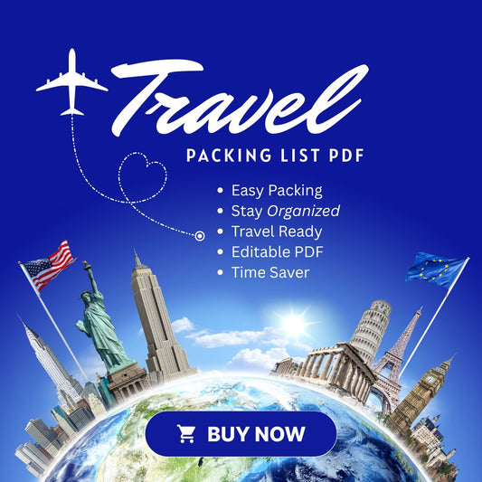 Travel Packing List PDF