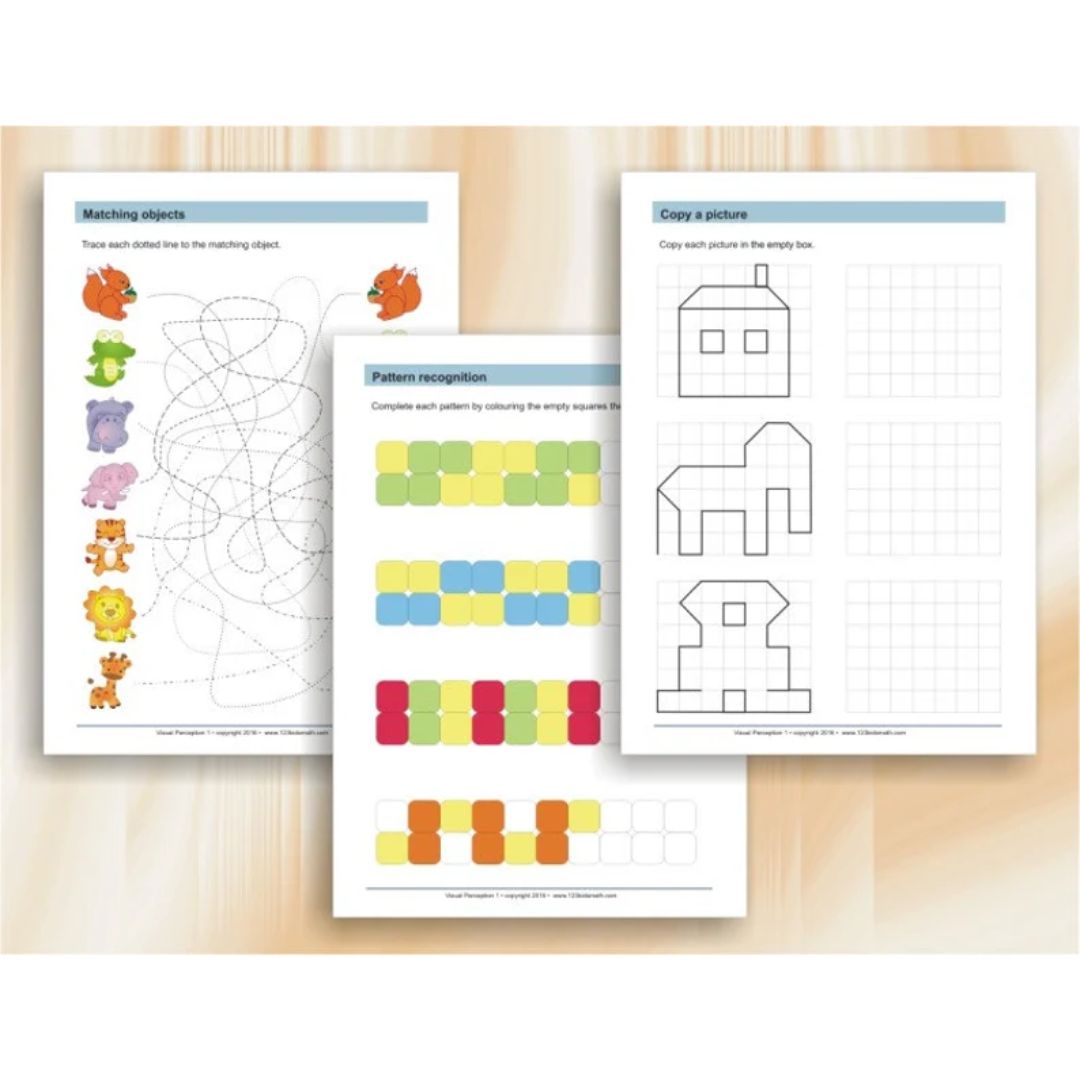 Visual Perception (Perceptual) Worksheets – Tizoree