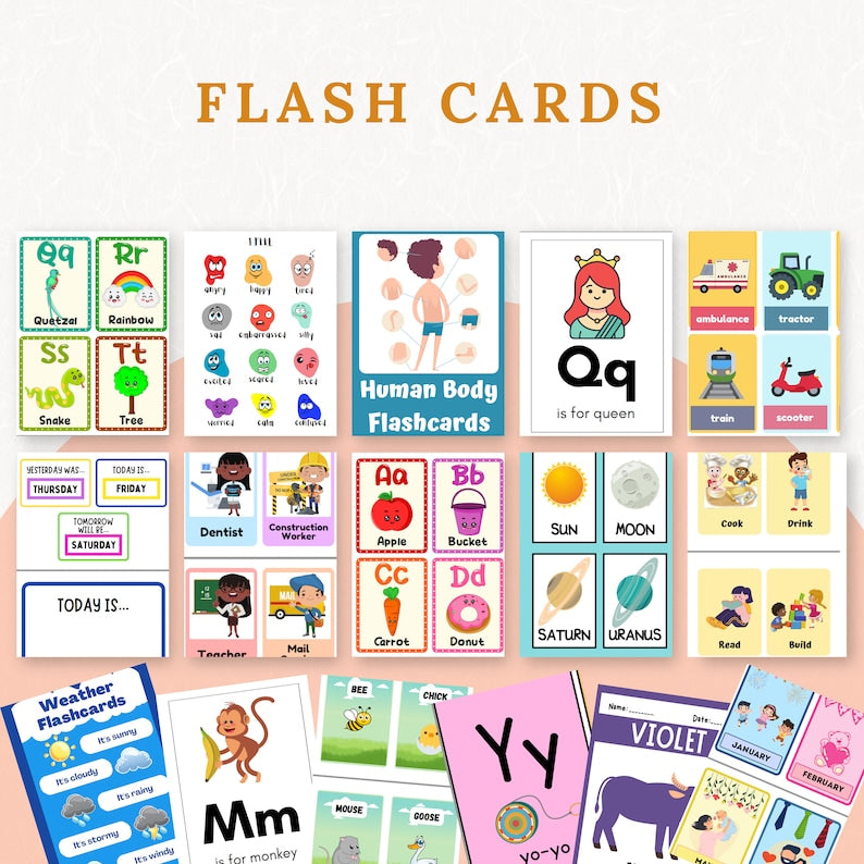 Kids Mega Bundle: Activities, Games, Learning Material, Math, English & Many More